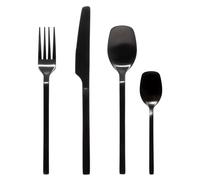 Ménagère 24 Pièces "Modern Wood" 27cm Noir