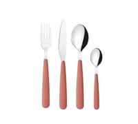 MÉNAGÈRE 24 PIECES "POP" Terracotta