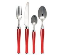Amefa Panier à couverts Purity 24 couverts (6 personnes) Acier inox 18/0 Finition standard Rouge