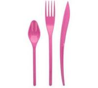 ménagère 30 couverts de table réutilisables rose indien - isap v60menag.ri Rose G