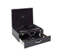 Ménagère 84 Pièces ""Coffret Bois"" 45cm Noir