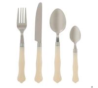 Ménagère Bellissima 24 pièce(s) ivoire L1,9xp1,8xH21cm - Atmosphera createur d'interieur