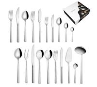 Ménagère Brillant - Collection Dakar - Acier inoxydable 18/10, passe au lave-vaisselle