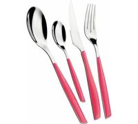 Casa Bugatti Ménagère Glamour – 24 pièces – Acier inox – Pink Paradise