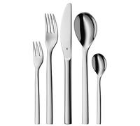 Ménagère en acier inoxydable WMF Atria pour 6 personnes, service de couverts 30 pièces, couteau monobloc, acier inoxydable Cromargan poli, passe au lave-vaisselle