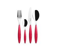 Ménagère - GUZZINI - Feeling - 24 pièces - Rouge - Acier inoxydable, acrylique