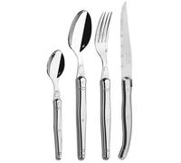 Ménagère 24 pièces Laguiole tout inox, Acier Inoxydable