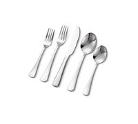 Ménagère Lot de 30 pour 6 Personnes Qualité Alimentaire Facile à Nettoyer Argent