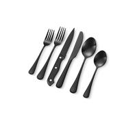 Ménagère Lot de 48 pour 8 Personnes Qualité Alimentaire Finition Miroir Noir