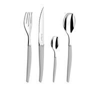 Ménagère - LOU LAGUIOLE - Jet - 16 pièces - Inox sablé - Moderne