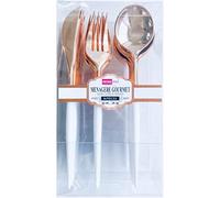 Ménagère Mariage Gourmet X 24 Pièces Coulour Dore,Argente,Rose Gold ,Rose