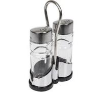 Ménagère Sel et Poivre en Verre et Inox APS 14 G