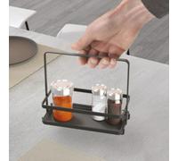 Ménagère Tokyo LAVA, avec poignée, noir mat