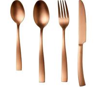 Ménageres - Arthur Martin - Am0056 - 24 Pieces - Acier Inoxydable - Finition Cuivre