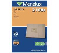 Menalux - 2108 P - 5 Sacs D'aspirateur Pour Moulinex