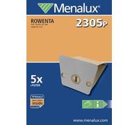 Menalux 2305 P Lot de 5 sacs en papier pour aspirateur Rowenta