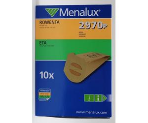 Menalux 2970P 10x sacs à poussière aspirateur Singer AP129 Johnson Clio Rowenta