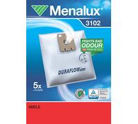 Menalux Sacs d'aspirateur 3102 Duraflow - 5 sacs (Import Allemagne)