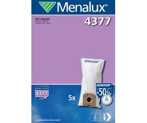Menalux 4377 Lot de 5 sacs Duraflow pour aspirateur De Longhi Colombina