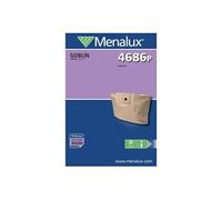 MENALUX 4686 P LOT DE 3 SACS EN PAPIER POUR ASPIRATEURS AQUAVAC
