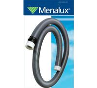 Menalux FL180, Tuyau Flexible Universel 32 mm pour Aspirateur avec Système Click-On, Longueur 1,80 m, Kit Complet avec 2 Bagues d’Adaptation et 2 Clips pour Raccord Facile et Utilisation Polyvalente