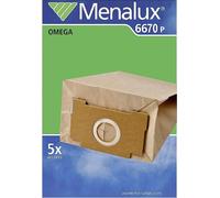 MENALUX Sac à poussière papier 6670P 5 sacs +1 filtre moteur
