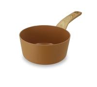 MENASTYL - Casserole 16cm Colorama noisette - En Aluminium - Revêtement antiadhésif en céramique - Tous feux dont induction