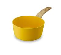 MENASTYL - Casserole 16cm Colorama safran - En Aluminium - Revêtement antiadhésif en céramique - Tous feux dont induction