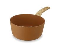 MENASTYL - Casserole 18cm Colorama noisette - En Aluminium - Revêtement antiadhésif en céramique - Tous feux dont induction