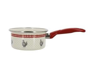 MENASTYL Casserole en acier émaillé Jolie Cocotte - 18 cm - 1 90 L