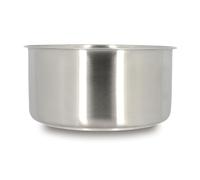 MENASTYL - Casserole inox 18/10 amovible 20 cm Iris Inox sans PFAS - Tous feux dont induction, four, réfrigérateur et lave-vaisselle - Empilables et résistantes - Poignée double sécurité