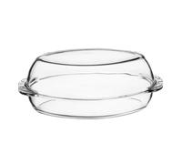 MENASTYL - COCOTTE VOLAILLE 5.1L EN VERRE BOROSILICATE - COMPATIBLE FOUR, MICRO-ONDES ET LAVE-VAISSELLE - 1690025