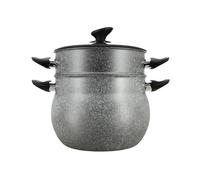 MENASTYL - Couscoussier 9L avec couvercle - Compatible tous feux dont induction et lave-vaisselle - 6020033