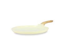 MENASTYL - Crêpière 26cm Colorama crème - En Aluminium - Revêtement antiadhésif en céramique - Tous feux dont induction