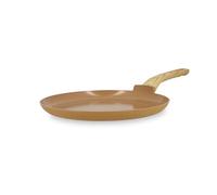 MENASTYL - Crêpière 26cm Colorama noisette - En Aluminium - Revêtement antiadhésif en céramique - Tous feux dont induction