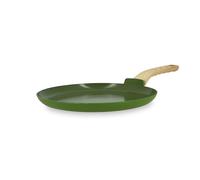 MENASTYL - Crêpière 26cm Colorama olive - En Aluminium - Revêtement antiadhésif en céramique - Tous feux dont induction