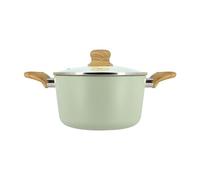 MENASTYL - Faitout 20cm Colorama Céladon - En Aluminium - Revêtement antiadhésif en céramique - Tous feux dont induction
