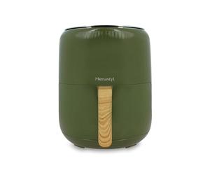 MENASTYL - Friteuse sans huile à air chaud Colorama - Olive - sans PFAS - 4.5L - 8 programmes - Température jusqu'à 200°C - Minuterie 1 heure - Panier et grille compatibles lave-vaisselle - 6025006
