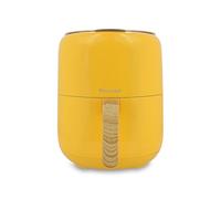 MENASTYL - Friteuse sans huile à air chaud Colorama - sans PFAS - 4.5L - 8 programmes - Température réglable jusqu'à 200°C - Minuterie 1 heure - Panier et grille compatibles lave-vaisselle (Safran)