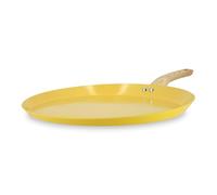 MENASTYL - Galétière 32cm avec revêtement antiadhésif céramique (Sans PFAS/Sans PTFE) tous feux dont induction - En Aluminium - Gamme Colorama - Safran - 6020841