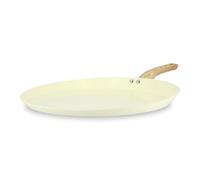 MENASTYL - Galétière 32cm avec revêtement antiadhésif céramique (Sans PFAS/Sans PTFE) tous feux dont induction - En Aluminium - Gamme Colorama - Crème - 6020856