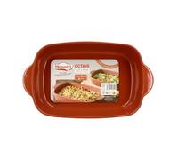 Menastyl - Grand Plat À Four Rectangulaire - Octave - Terracotta - Rouge