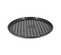 Menastyl Plaque à Pizza Amandine 33,5 cm en inox Revêtu gris Anthracite