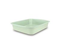 MENASTYL - Plat a four colorama 35x27cm en acier carbone celadon - 6021073