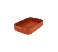 MENASTYL - PLAT À FOUR GRILLE OCTAVE RECTANGLE 26.5X15 CM EN GRÈS TERRACOTTA - 3356156
