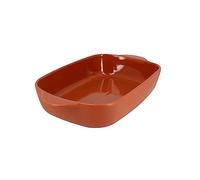Menastyl – Plat à four rectangulaire Octave en grès terracotta 33,8 x 20 cm