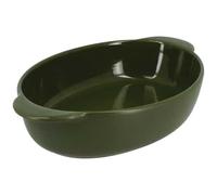 MENASTYL Plat à four ovale 27 x 16.5 cm Vert - Octave