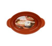 Menastyl - Plat À Four Ovale - Octave - Terracotta - Rouge