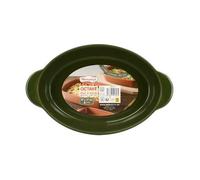 MENASTYL - Plat à four octave ovale 27x16.5cm 950ml en grès vert - 3356162