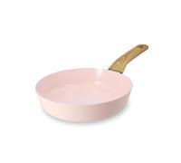 MENASTYL - Poêle 20cm avec revêtement antiadhésif céramique (Sans PFAS/Sans PTFE) tous feux dont induction - En Aluminium - Gamme Colorama - Rose - 6020920